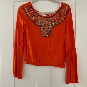 Karlie Embellished Boho Top